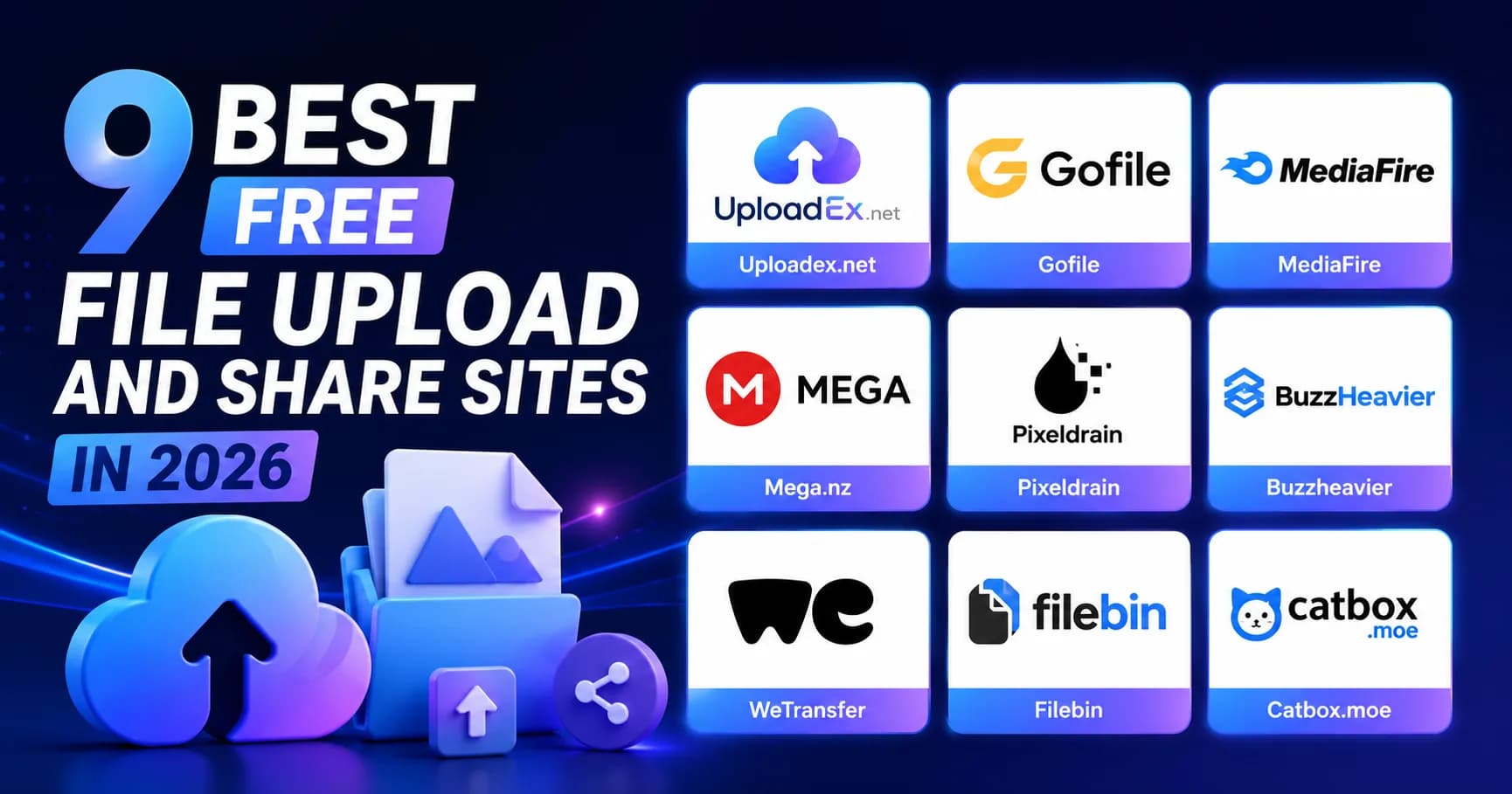 10 Best Free File Upload and Share Sites in 2026 (Including One That Pays You)